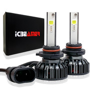 ICBEAMER H10 9140 9145 Canbus LED+ RGB Fog Light+ Daytime Running Light Replace Halogen bulbs control by Smartphone App