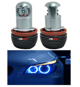 ICBEAMER Fit BMW Angel Eye Headlight 12V 10W E92 H8 HALO RING LED Light Bulbs Replace Halogen Lamps [Color: 10000K BLUE]