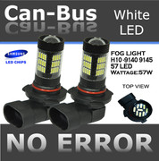 Samsung Chip JDM Canbus LED H10 9140 9145  57 SMD Fit Fog Light only Head Light Bulbs Free Shipping