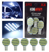 x20 T10/921/194/168 RV Trailer Interior 12V Bright White LED Light Bulbs 24 SMD