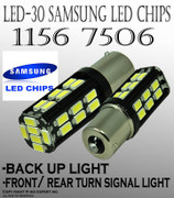 JDM x2 1156 Samsung LED Chips Direct Replac Socket Fog Light White 30 LED Bulbs A241