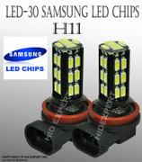 LED H11 18 SMD Super Xenon White Fog Light Bulbs Free Shipping U.S. A246