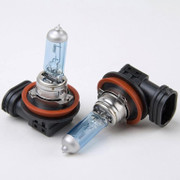 ICBEAMER H8 DOT 35W Super White Direct Plugin Can Replace OEM Auto Vehicle Low/ Fog Halogen Light Bulbs [Pack of 1 prs]