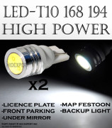 ABL x2 Direct Replace T10  LED WHITE BRIGHT HIGH POWER LED BULBS A149