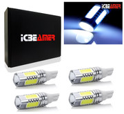 ICBEAMER 194 LED Light Bulb 6000K White 168 2825 W5W T10 Wedge COB LED Replacement Bulbs for Car Parking Backup Dome