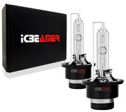 ICBEAMER 6000K D4R D4C D4S Xenon HID Direct Replacement Can Replace OEM Headlight light Bulbs Lamps [Diamond White]