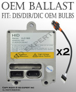 2 pcs OEM Factory Stock Replacement HID D1 Ballast DOT Fit:"D1S D1R D1C Bulbs" A54