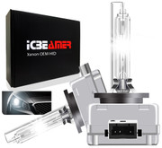 ICBEAMER 6000K D3R D3C D3S Xenon HID Direct Replacement  Can Replace OEM Factory Headlight light bulbs [Diamond White]