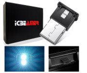 ICBEAMER 2 Gen Smart USB 5V White Color Interface Plug-In Miniature Night light LED Car Interior Trunk Ambient Atmosphere Laptop Keyboard Light Home Office Decoration Night Lamp,Adjustable Brightness