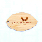 Wood RFID Keyfob with Logo, Min. 1000
