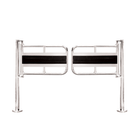 One-Way Double-Gate, Chrome, 48" Passageway