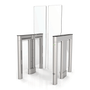 Waist High Optical Turnstile, with Clear Panels (TG-ALV-U5000S2)