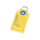 Auto Dealer Key Tags, Card Stock, with Text