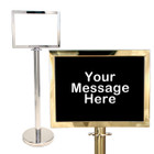 Signs for Post Tops, with Adaptors