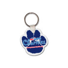 Paw Shaped Custom Rubber Key Chain