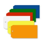 2-3/8" x 4-3/4" Blank Plastic Tags, Boxes of 100