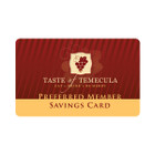 V.I.P.  Cards with Benefits