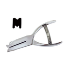 Hole Punch - Letter M - 1/4" 