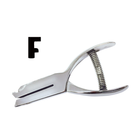 Hole Punch - Letter F - 3/16"