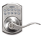 OpenEdge 550L – Lever Smart Lock Satin Nickel Front