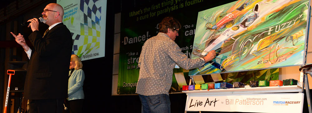 Bill Patterson Live Art Performer