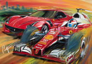 Pirelli Pzero Ferrari - Limited Edition Print