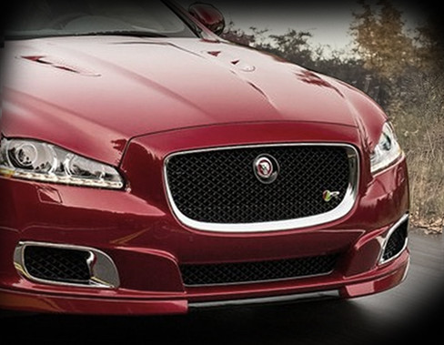 Jaguar XJ Chrome & Black Mesh Grille