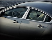 Jaguar XF & XFR Chrome Pillar Finishers (07-2011 models)