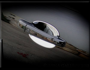Jaguar XJ & XJR Chrome Door Handle Inner Cups (2010-on) - Mina