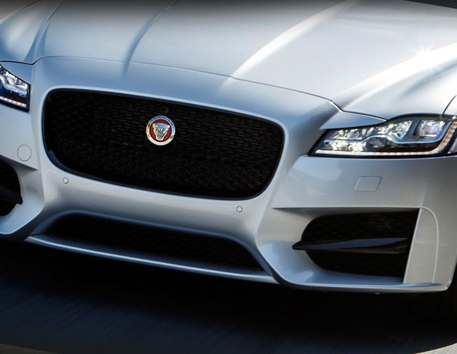 Jaguar XF 20162018 All Black Main Grille Replacement Mina Gallery Inc