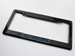 SUPERCHARGED CUSTOM REAL CARBON LICENSE PLATE FRAME HOLDER SURROUND WITH MOUNTING SCREWS & CAPS