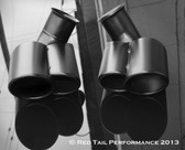 Porsche 911 996 exhaust tip black 