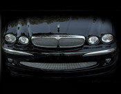 Jaguar X-Type Lower Mesh Grille Kit (Bright stainless or Black)