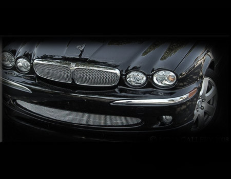 Mesh Grille Insert for Jaguar S-type 1999-2004 Models Bright Stainless or Black 