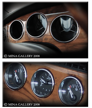 Jaguar XK8 & XKR Chrome Dash Instrument Ring set 3pcs kit