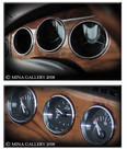 Jaguar XK8 & XKR Chrome Dash Instrument Ring set 6pcs kit