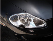 Jaguar XK8 & XKR Chrome Headlight Trim Finisher set