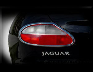 Jaguar XK8 & XKR Chrome Taillight Trim Finisher set