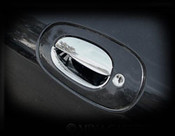 Jaguar XK8 & XKR Chrome Door Inner Handle Trim Finisher set