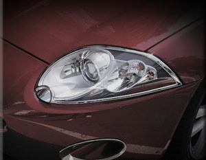 Jaguar XK & XKR Chrome Headlight Trim Surrounds
