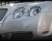 Bentley GT / GTC Chrome Headlight Trim Surround Finishers 03-2009