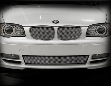 BMW 128 Lower Mesh Grille Black or Bright Stainless 09-2011