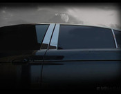 Mercedes C-Class Chrome Pillar 6 pcs Finisher set 2008-2011