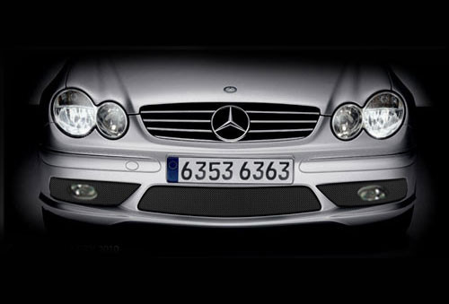 for Mercedes CLK CLK55 1997 1998 1999 2000 2001 2002 2003 AMG model Mina Gallery Lower mesh grille