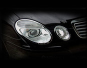 Mercedes CLK Chrome Headlight Trim Finisher set 2008-2011