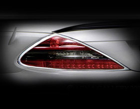 Mercedes SL Taillight  Chrome Trim Finisher set  2003-2008