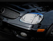 Mercedes SLK Headlight Chrome Trim Finisher set 1997-2004
