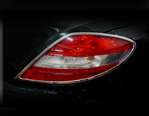 Mercedes SLK Taillight  Chrome Trim Finisher set 2005-2008
