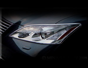 Lexus ES  Headlight Chrome Trim Finisher Set 2007-2011