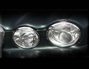 Jaguar XJ8 & XJR Chrome Headlight Trim Surround